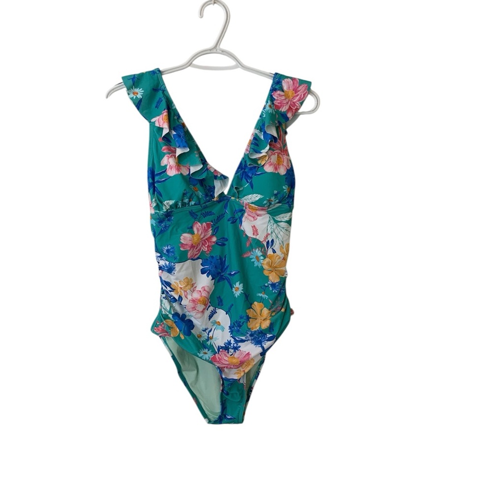 Floral Cupshe one piece swim suit